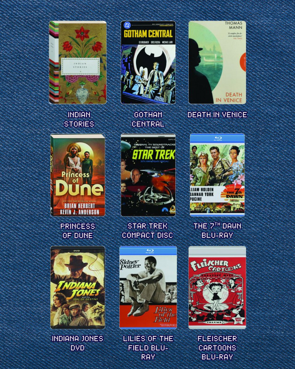 Hamilton_Book's tweet photo. June new arrivals are stacked π From Indian Stories to Princess of Dune, graphic novels, classic films on Blu-ray, DVDs and so much more. Over 1,200 new titles just landed. Something for everyone this month.
Shop now https://t.co/KdX86kNCGc
#HamiltonBook #NewArrivals #BookTok #Bookstagram #PhysicalMedia