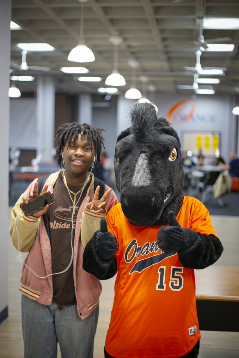 SUNY_Orange's tweet photo. On #NationalMascotDay we salute our one &amp; only Colt 🫡 https://t.co/ge9hpBkiFx