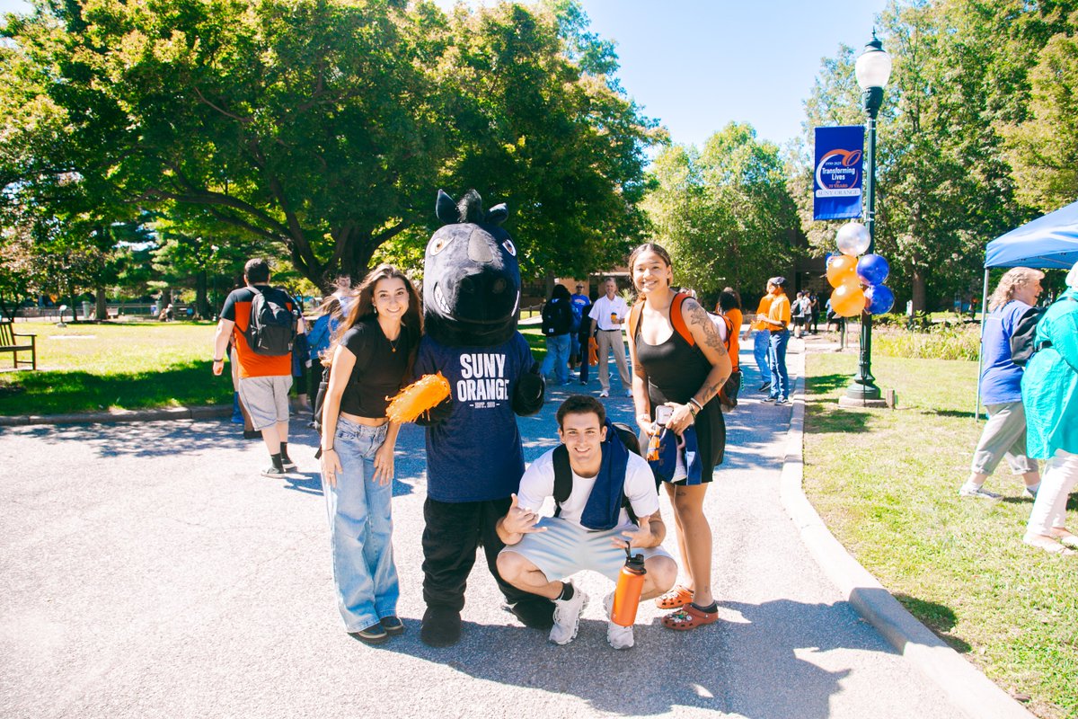 SUNY_Orange's tweet photo. On #NationalMascotDay we salute our one &amp; only Colt 🫡 https://t.co/ge9hpBkiFx
