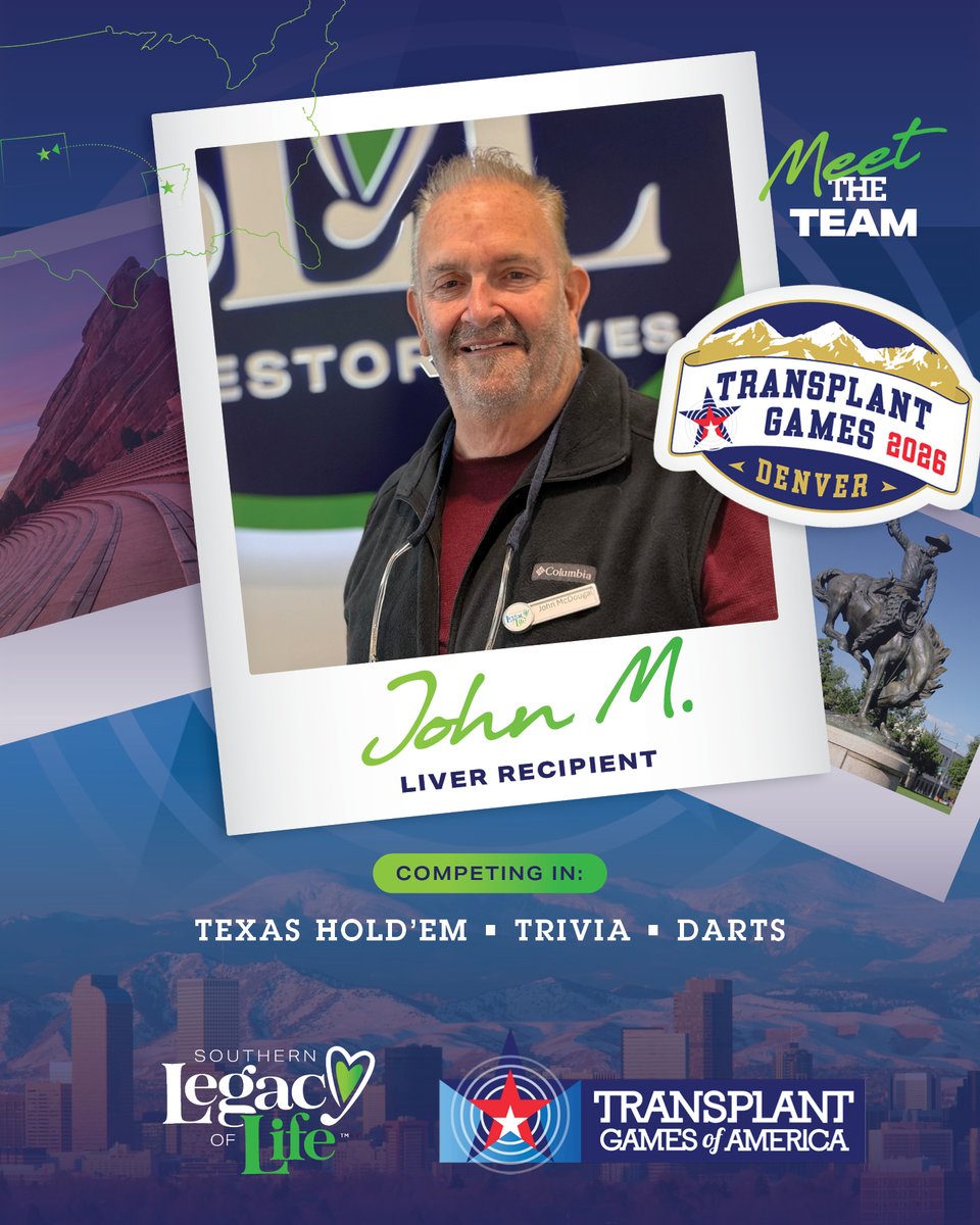 DonateLifeAR's tweet photo. As our athletes and supporters arrive in Denver for the 2026 Transplant Games of America, we're excited to highlight additional members of Team Arkansas! Be sure to follow along as we share updates, photos, and results from the Games all week long.🏅 #TGA26Denver #DonateLife https://t.co/2NPTrx8p7E