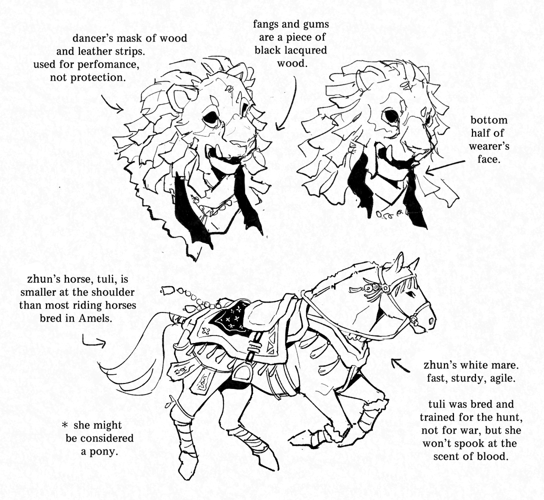 brightmyth's tweet photo. I participated in Hastilude, an OCT themed around a knight's tournament in a 13th version alternate-France.
I want to clean up and post all the comics I drew for Hastilude eventually, so here's the character info and intro comic for the character I created, Liao Zhun. https://t.co/nE58wER9cb