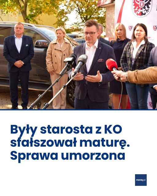 onlyPiS4ever's tweet photo. Były starosta karkonoski Krzysztof Wiśniewski z Koalicji Obywatelskiej posługiwał się sfałszowanym świadectwem maturalnym. Nie poniesie jednak odpowiedzialności karnej z powodu przedawnienia sprawy. Dzień bez afery w KO to dzień stracony. https://t.co/SPLAIoQPBO
