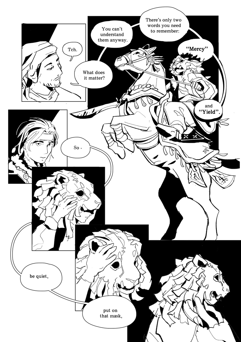 brightmyth's tweet photo. [oc] Hastilude intro comic for Liao Zhun https://t.co/BNUGPqmdLq