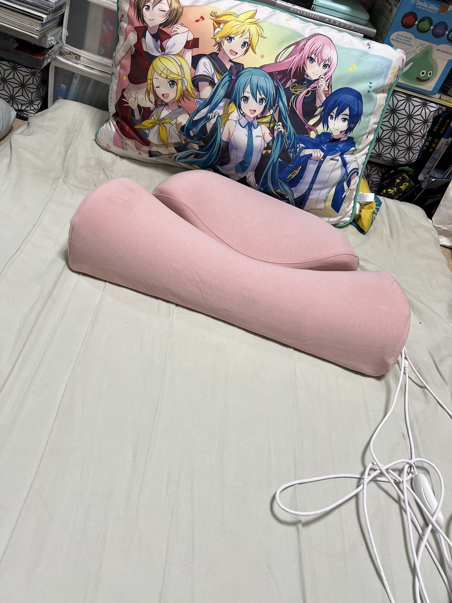 あったかダブル枕を購入しました。首を温めると気持ち良い、、