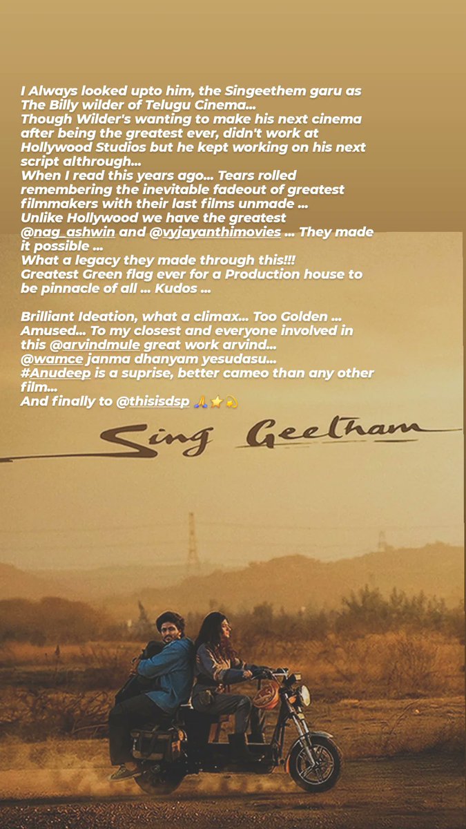lnputtamchetty's tweet photo. #SingGeetham https://t.co/MsN9Dajvhc
