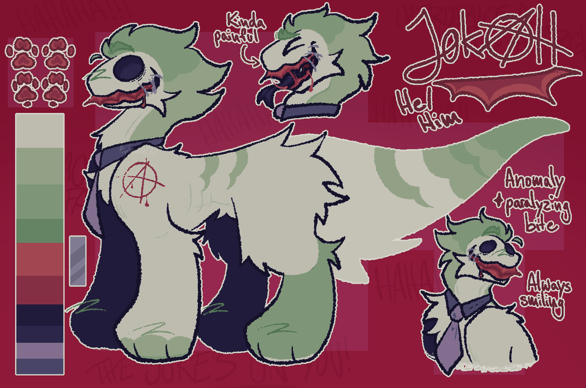 Nychowise's tweet photo. Lil ref sheet for Artfight. Probably 50 more to go yipee https://t.co/w1bmI4I37g