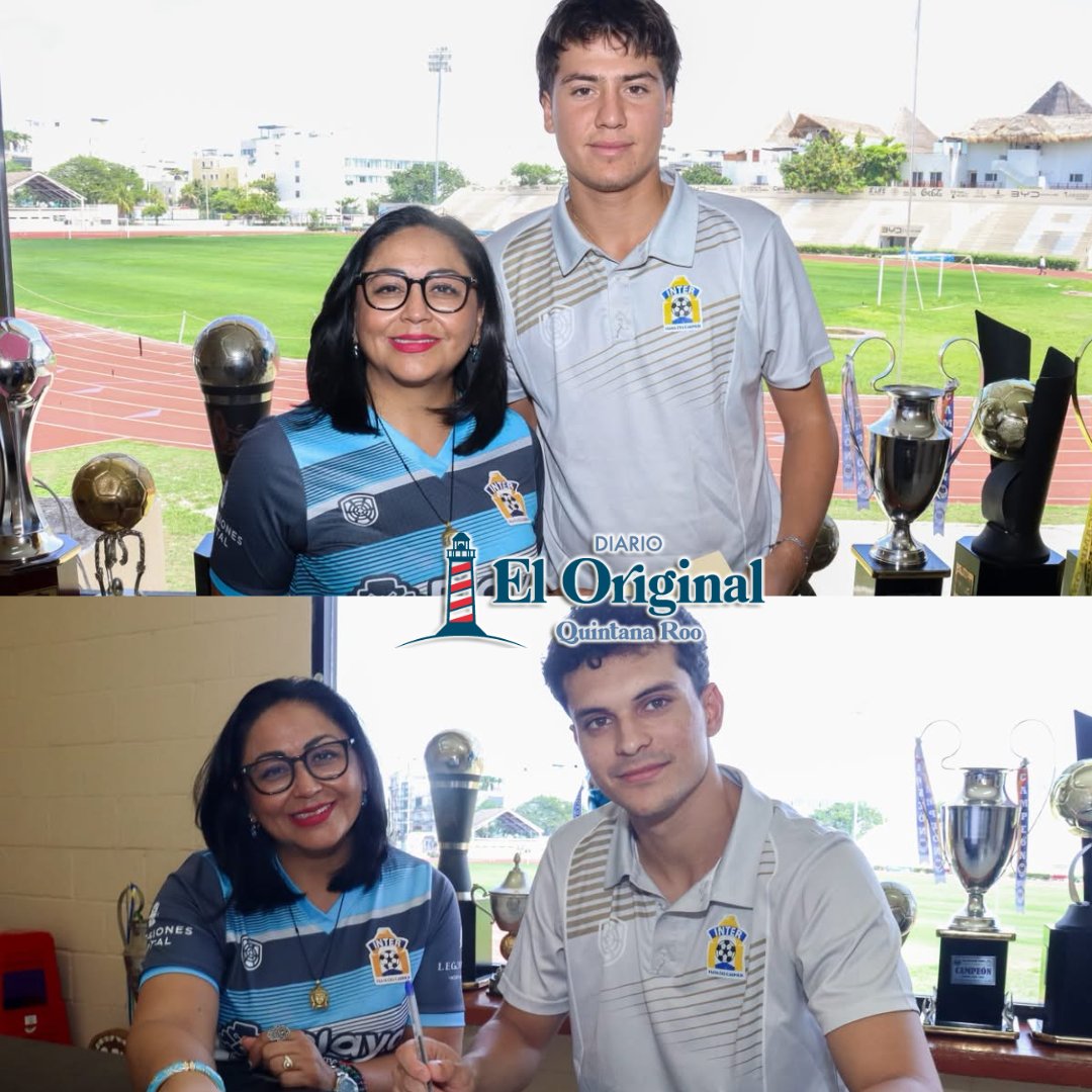 eloriginalqroo's tweet photo. Deportes / Gabriel Flores Miceli y Miguel Guzmán continuarán defendiendo los colores del equipo para la Temporada 2026-2027 de la Liga Premier Serie A.  
#PlayadelCarmen #LigaPremierMX #FutbolMexicano #Deportes

@SomosInterPlaya https://t.co/aQ4gQ4v9mr