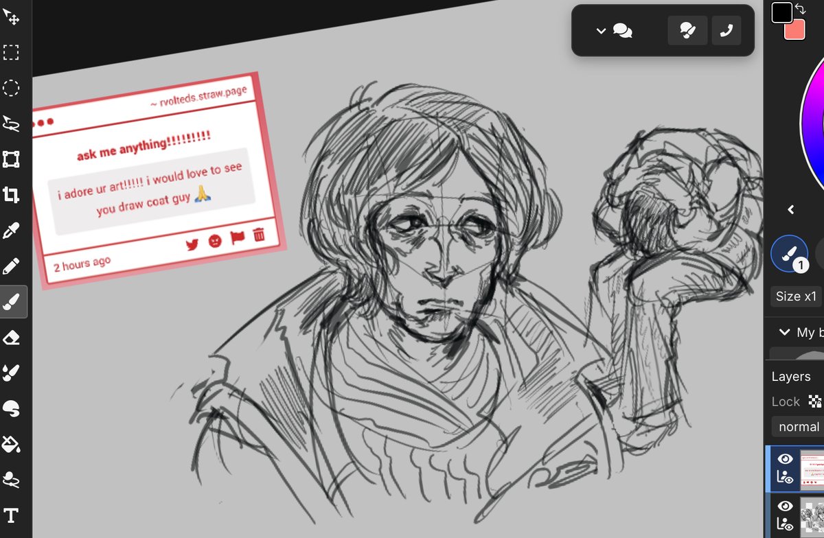 rvoltedghostsun's tweet photo. yes requests again!! coatguy.. hes very cute love him #ninah https://t.co/MW5MBOoIrY