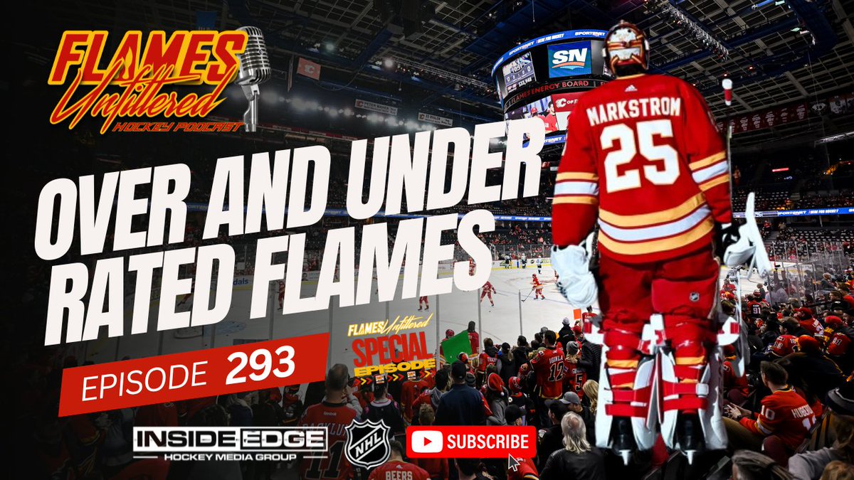 FlameUnfiltered's tweet photo. Over and Under Rated Flames – FLAMES UNFILTERED – Ep 293
SPECIAL EPISODE
>Debating the most overrated and underrated Flames players.
Hosts Brad Burud and Kyle Lewis
#NHL #HockeyX #TalkinHockey #Flames #cofred #nhlflames #calgaryflames #YYC #FireItUp
Watch on YouTube
https://t.co/DuzMOwbpq3