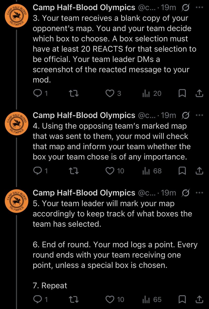 Camp Half-Blood Olympics tweet media