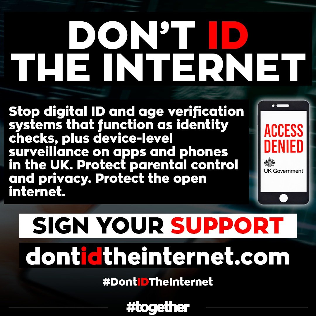 pirate3012's tweet photo. No to Digital Id @DavidDavisMP https://t.co/AHOK6TuOTz