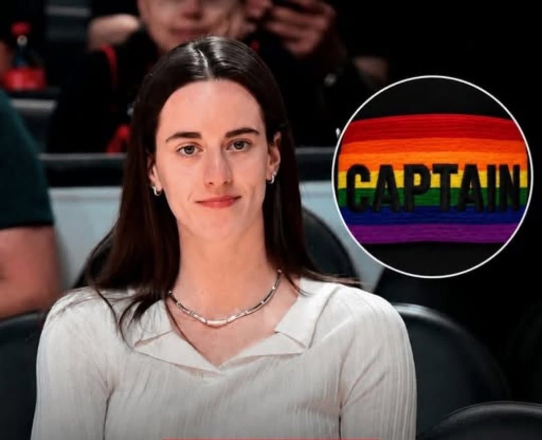 ShadowBriefing_'s tweet photo. CAITLIN CLARK FLATLY REFUSES TO WEAR LGBT ARMBAND AND SLAMS "WOKE" AGENDA!

DO YOU SUPPORT HER? https://t.co/A7zpRmBi2P