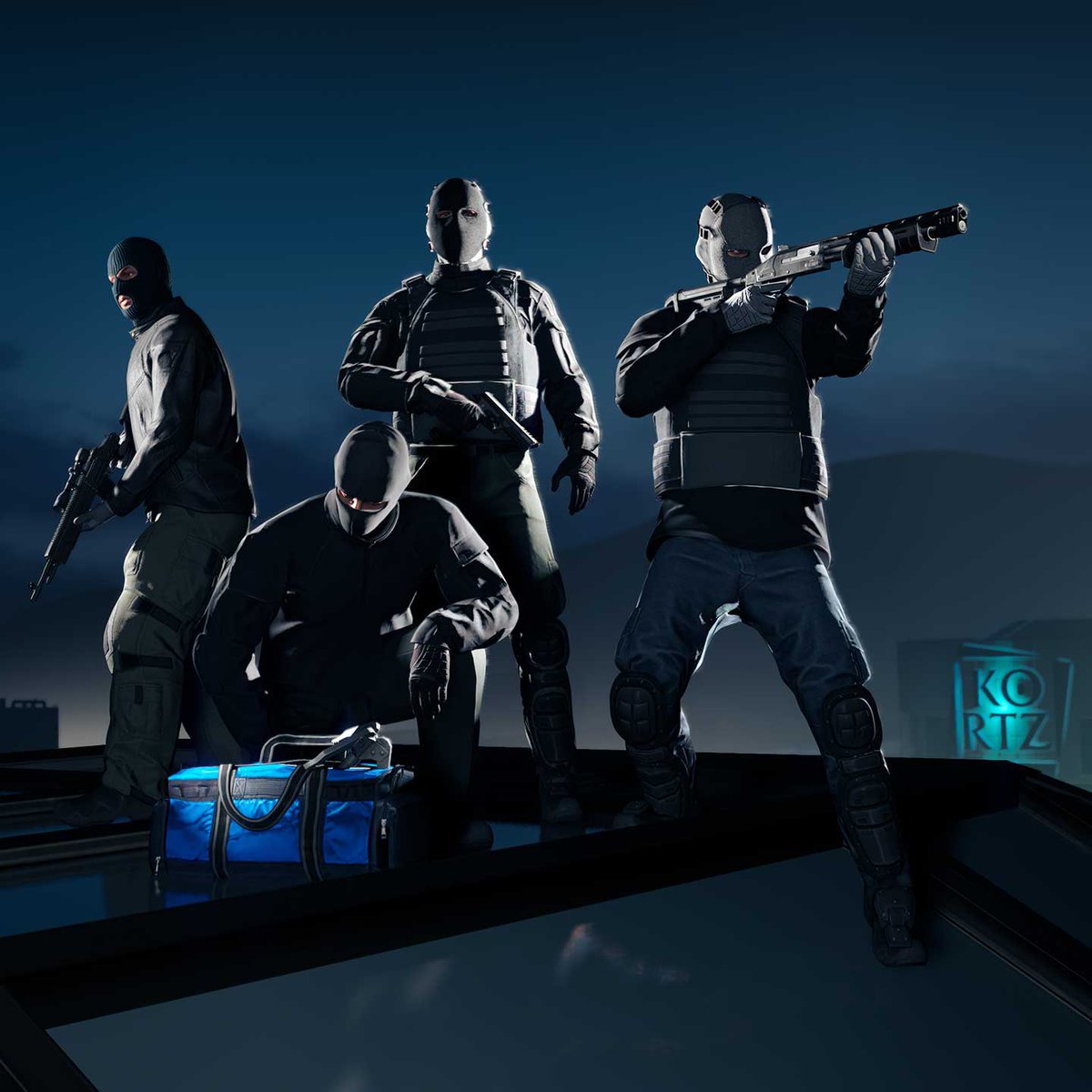 RockstarAgentX's tweet photo. The excitement is unmatched !!

Get ready &amp; gear up for the upcoming new heist installment in GTA Online.
The Kortz Center is set to release in July after waiting 5 years since the Cayo Perico !! #GTA5 #GTAOnline https://t.co/Yclb9fWO7F