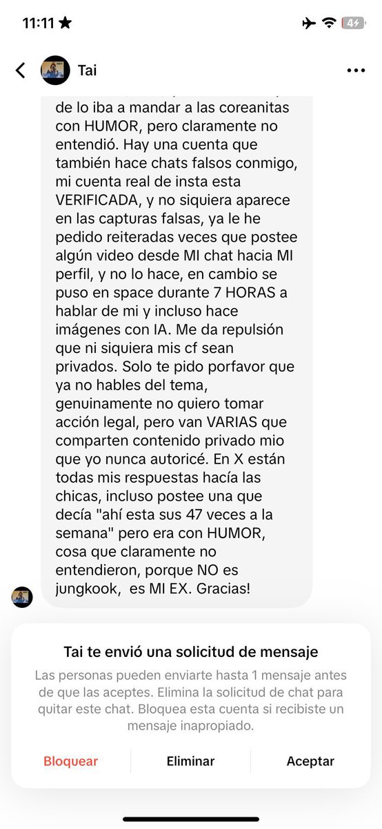 thveard's tweet photo. 🚨 ÚLTIMA HORA

ahora Jungkook tendrá que aguantar rumores de EMBARAZO porque su supuesta novia aseguró que después de tener relaciones (🤢) empezó a sentir ascos y náuseas. Pero TRANQUILOS, porque  después dijo que todo era “”broma”” 😭 https://t.co/zQOb3MfFJL