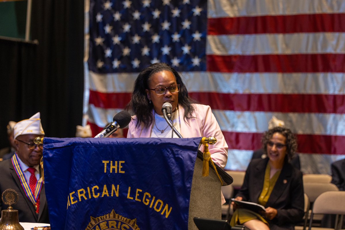 NJ_Veterans's tweet photo. Last week during Women Veterans Appreciation Week, we honored 24 women veterans for their service in a State Medals Ceremony during the American Legion Department of New Jersey's Annual State Convention. We are proud to honor the brave women who have served our country. 

Esther Chucaralao, Deputy Commissioner of Veterans Affairs, and Lucy  DelGaudio, Women Veterans Coordinator, Division of Veterans Services, also presented a proclamation from Governor Mikie Sherrill that designates  June 12, 2026, as Women Veterans Day. For more photos, please visit: https://t.co/iJE6epM84V