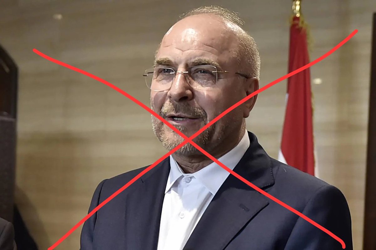 Parinaz_ETSM's tweet photo. Did you know that Mohammad Bagher Qalibaf, described by Donald Trump as a rational and respectable man, has a history of brutal crackdowns on student activists? In a leaked 2013 audio recording, Qalibaf bragged about personally riding motorbikes and beating peaceful student demonstrators with wooden sticks. The U.S. Vice President @VP claims they do not install leaders, referring to Crown Prince Reza Pahlavi @PahlaviReza, but empowering IRGC veteran Qalibaf feels like exactly that. We Iranians will never forget or forgive this betrayal. Our people did not get slaughtered just to have yet another Islamist rule the country.