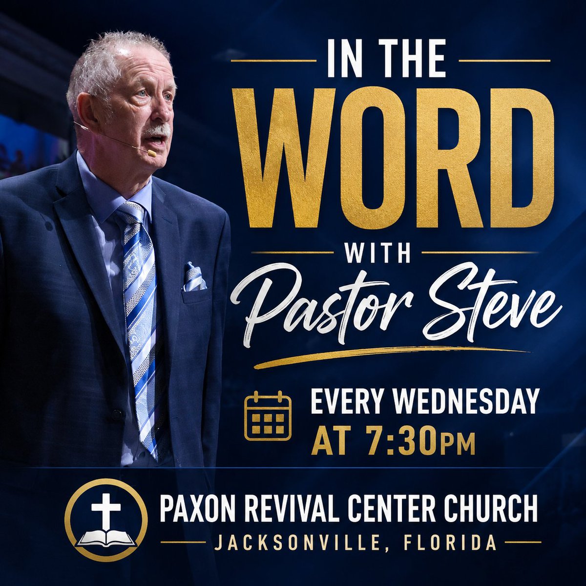 prccjax's tweet photo. In the word with Pastor Steve 
Every Wednesday at 7:30pm

Paxon Revival Center Church 
5461 Commonwealth Ave
Jacksonville, Florida, 32254
https://t.co/EaeHBx5emN https://t.co/X2puk7LDhk