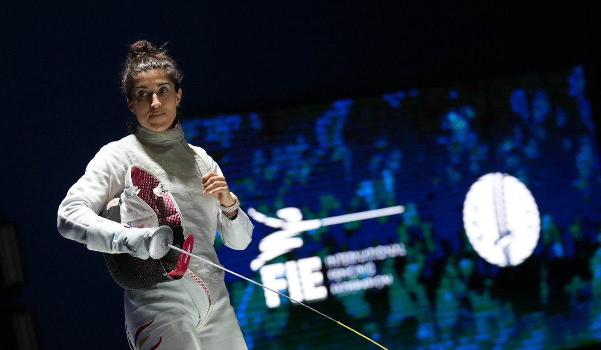 rfeesgrima's tweet photo. María Mariño hace historia al conseguir la primera medalla individual absoluta en un Campeonato de Europa!!! 🥉🇪🇺

📸 Bizzi https://t.co/5604W9RYLL