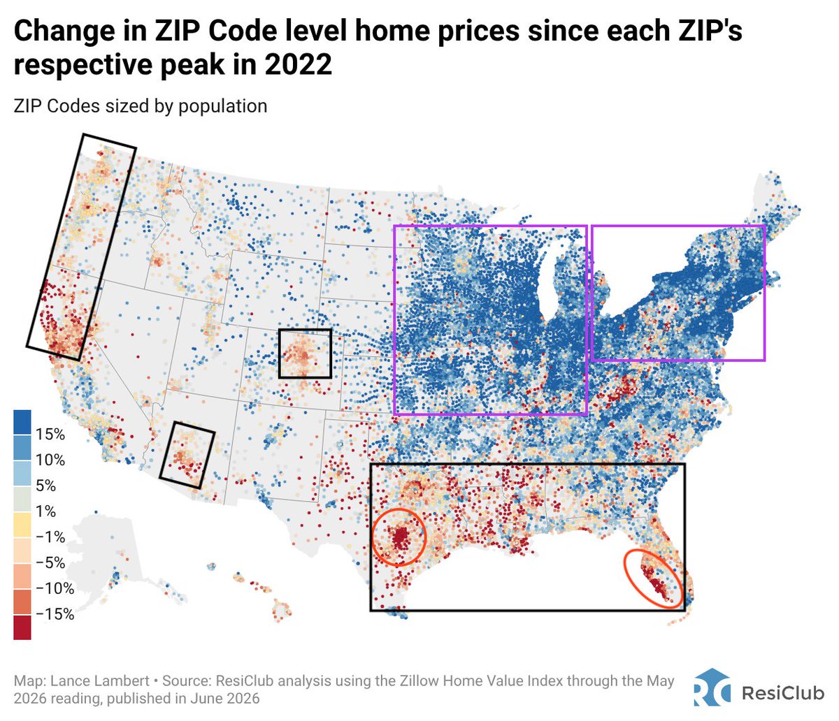 How ZIP Code home prices have shifted since the Pandemic Housing