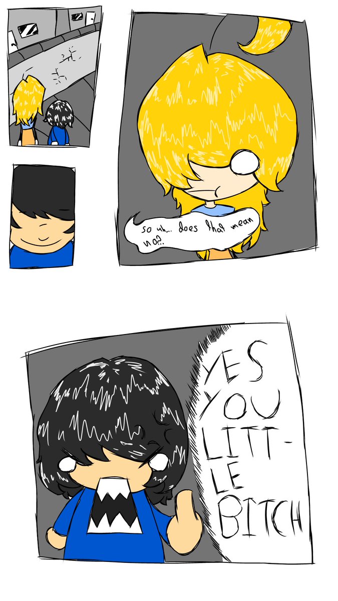 Mizuko7_7's tweet photo. #comic #art #oc  comic I made high off of urine from a cat in heat https://t.co/F7LLGS6Ep2