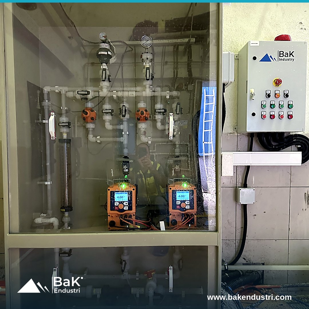 bakendustri's tweet photo. Soğutma Kulesi — pH Kontrol &amp; Dozaj

Bir soğutma kulesi için yüksek güvenlikli, tam otomatik pH kontrol &amp; dozaj ünitesi kurduk. %99,9 pH doğruluğuyla korozyon ve kireçlenmeye karşı tam koruma. #dozaj #otomasyon #BaKEndüstri https://t.co/98Q2GZcptW