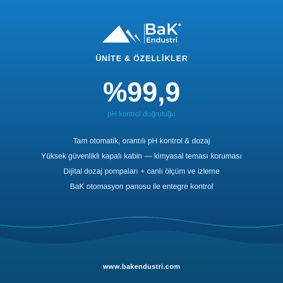 bakendustri's tweet photo. Soğutma Kulesi — pH Kontrol &amp; Dozaj

Bir soğutma kulesi için yüksek güvenlikli, tam otomatik pH kontrol &amp; dozaj ünitesi kurduk. %99,9 pH doğruluğuyla korozyon ve kireçlenmeye karşı tam koruma. #dozaj #otomasyon #BaKEndüstri https://t.co/98Q2GZcptW