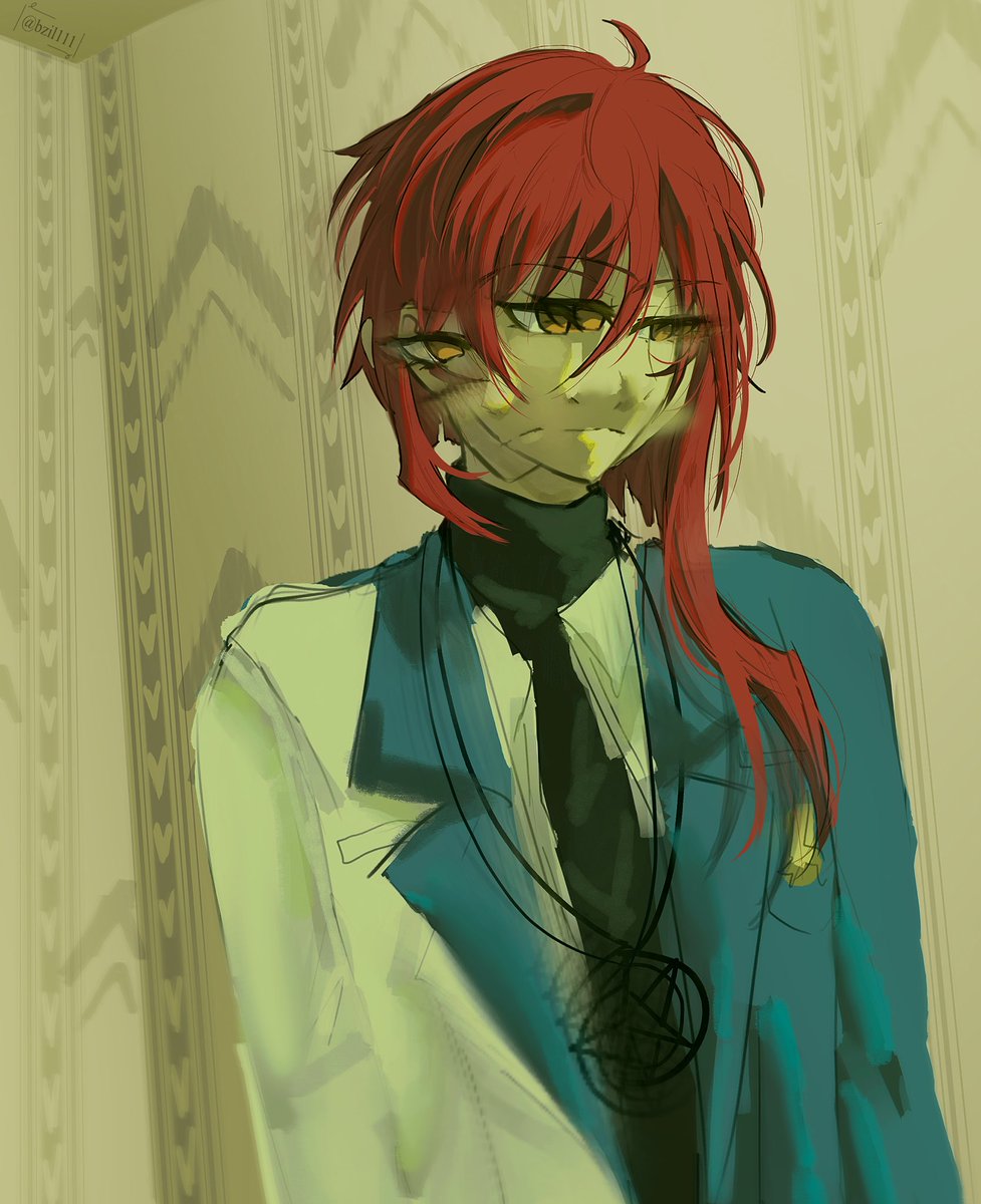 bzil111's tweet photo. natsume still life because i really enjoyed backrooms #enstars https://t.co/2KC6bYkTTe