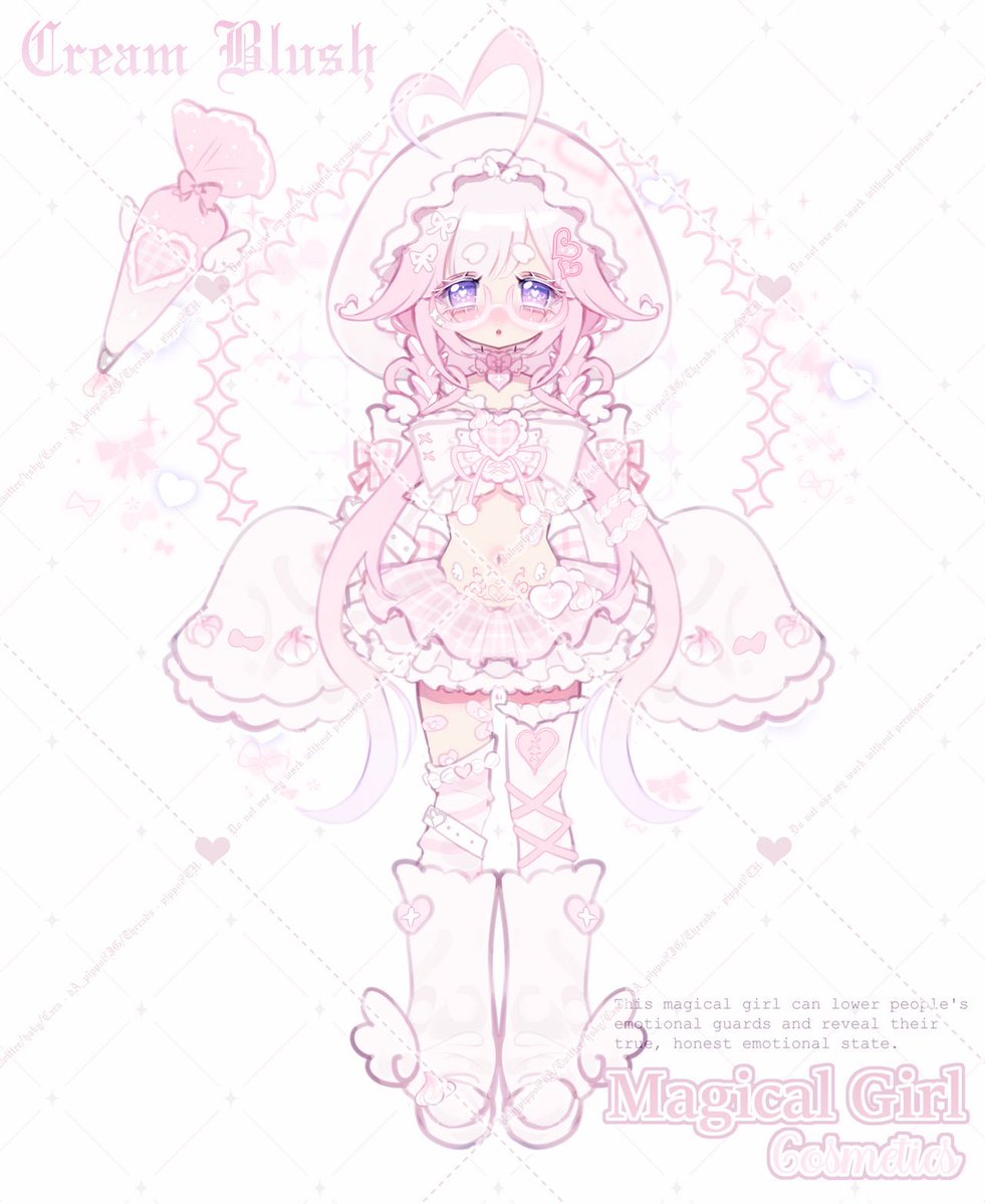 BabyPippo's tweet photo. Magical Girl: Cream Blush 💗 🪽 🍦

#adoptable info 👇 https://t.co/YKx9R7TEae