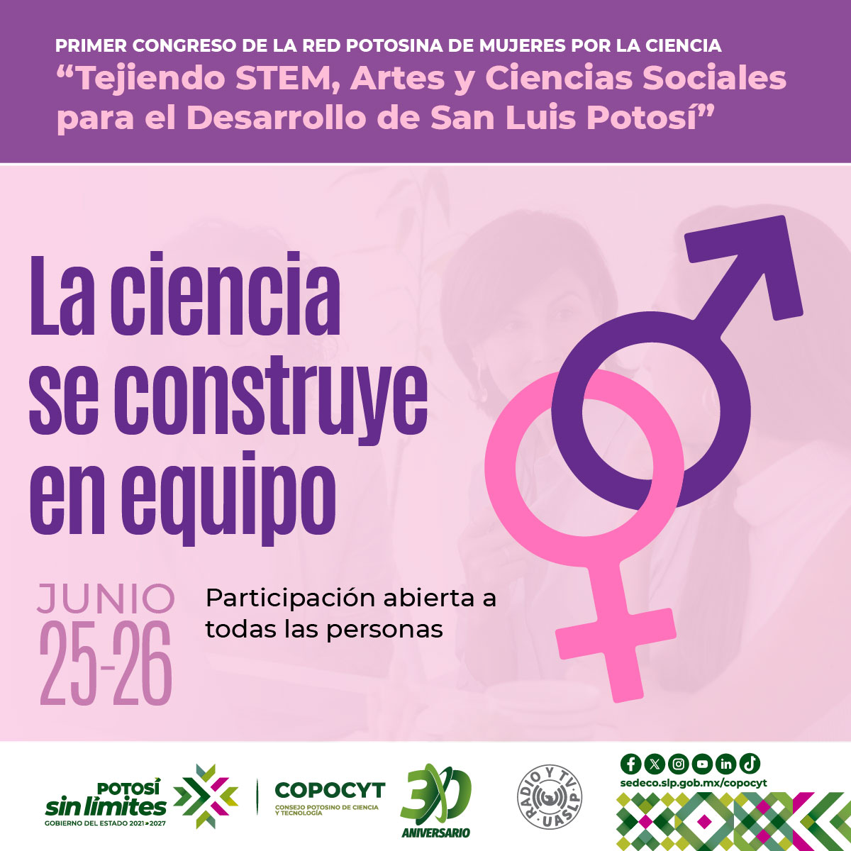 COPOCYT's tweet photo. ¡Llamado a todos los hombres interesados en las ciencias y las artes! Este congreso es un espacio de diálogo abierto para construir juntos soluciones reales. Tu presencia como aliado enriquece el debate. ¡Te esperamos!

Regístrate ya: https://t.co/Taql8KWvMc https://t.co/XuIkvvWGgE