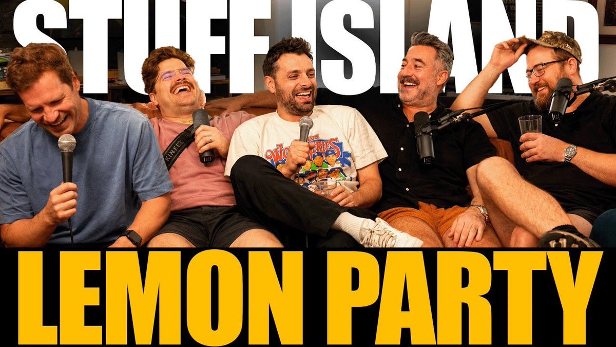 stuffislandcast's tweet photo. New stuff island is out now with Lemon Party! Check it out below:

YouTube: https://t.co/mBrICSJDIL
Apple: https://t.co/QpkZA0Uy5S
Spotify: https://t.co/AqXOWjLZ8l
Patreon: https://t.co/CwPxVPSOiB https://t.co/HS8fO7m65v