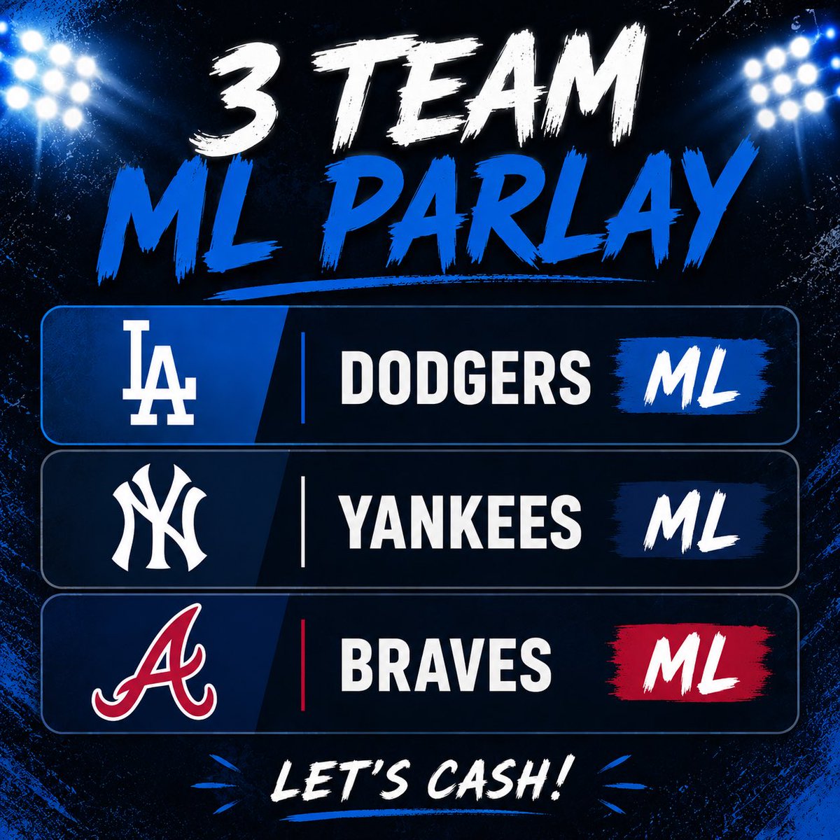 SherPicksBets's tweet photo. Model is ready to cash today. Let’s see some more green tonight and stay hot! 🔥🔥

(Braves ML is for game 2 of their doubleheader ‼️)

#bet #sportsbet #mlb #MLBlock https://t.co/9F1490qd5B
