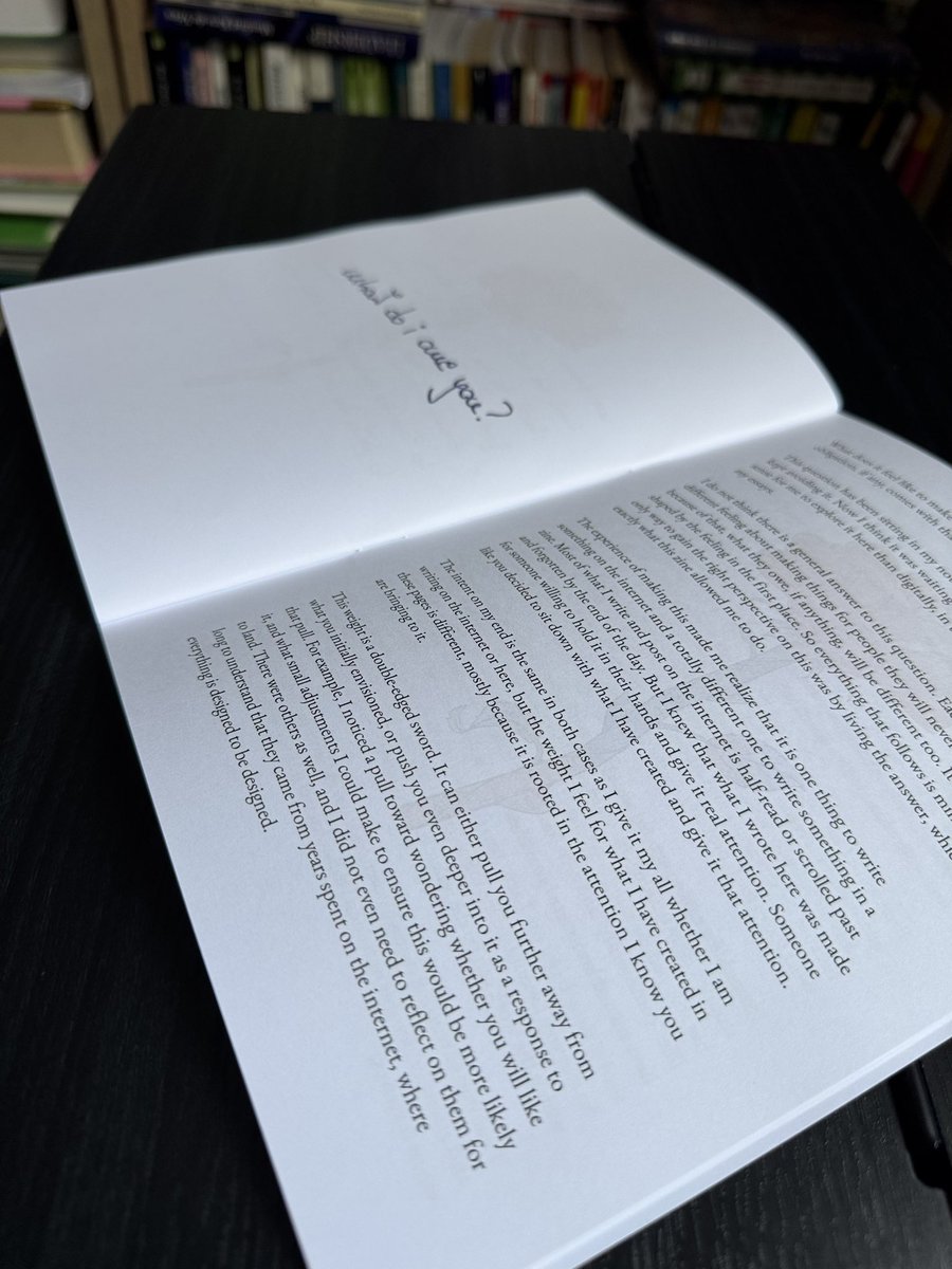 eduardmsmr's tweet photo. i launched my own zine!!! 

i never thought this day would come, but here we are. i decided to call it a protest against not feeling anything because i don't know how much this algorithmic world asks us to feel anymore, or if we feel anything at all. 

i wrote more about the why behind it in this essay, though the real reason is something i don't think i can fully put into words. it can only be experienced once you hold it in your hands. 

it's the first finite thing i've made, and if it reminds you of one thing, i hope it's that you don't have to be afraid to feel again. 

the essay about the zine can be read through the link below!!

thank you!!🌹

https://t.co/NIH7uWquro