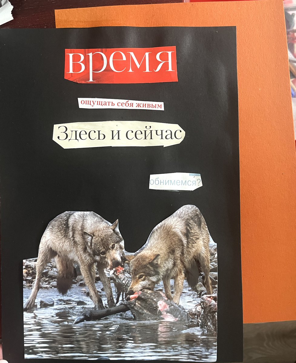 solasaari_'s tweet photo. нельзя прийти на коллажную вечеринку и не сделать что-то вроде антимема с волками https://t.co/42uT2634te