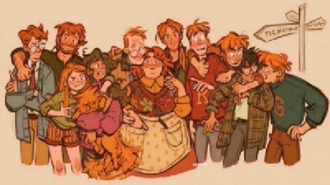 TheDailyHPotter's tweet photo. The Weasleys, 1995 🧡 https://t.co/p0TW3fjSiM