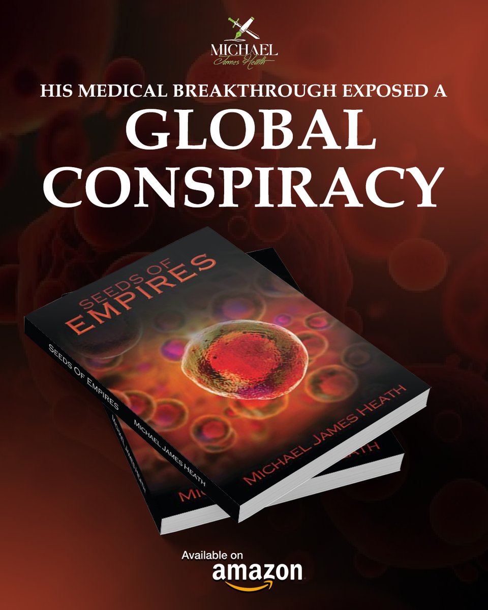 michaeljheath9's tweet photo. Dr. Max Hart thought his breakthrough arthritis drug would change lives. Instead, it exposes a world of corruption, political power, and dangerous secrets.

Discover the conspiracy in Seeds of Empires.
 https://t.co/qPKAXvQXr7

#SeedsOfEmpires #ConspiracyThriller https://t.co/c0xvia5uZZ