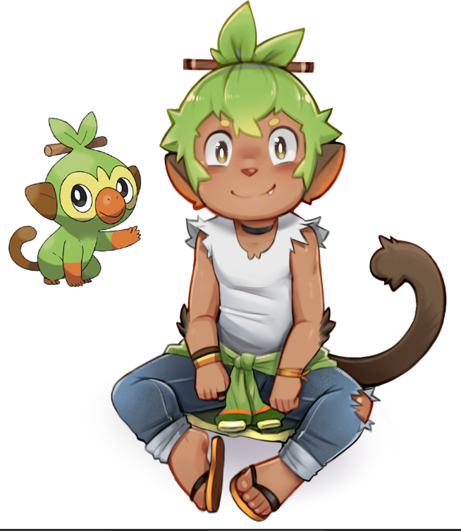 Monkyd_SE's tweet photo. Grookey Pokeboy #2 https://t.co/Q35fgSE6M9