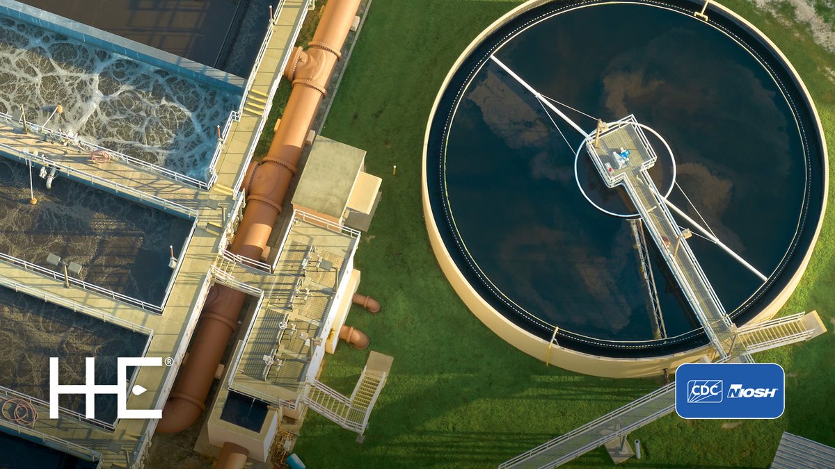 NIOSH's tweet photo. NIOSH's HHE Program recently evaluated ventilation, chemical, bacteria, and mold concerns at a wastewater treatment plant. Recommendations included improving ventilation and reducing sewage and chemical exposures. Read the report: https://t.co/302pJKAzqu https://t.co/Y5630956cb