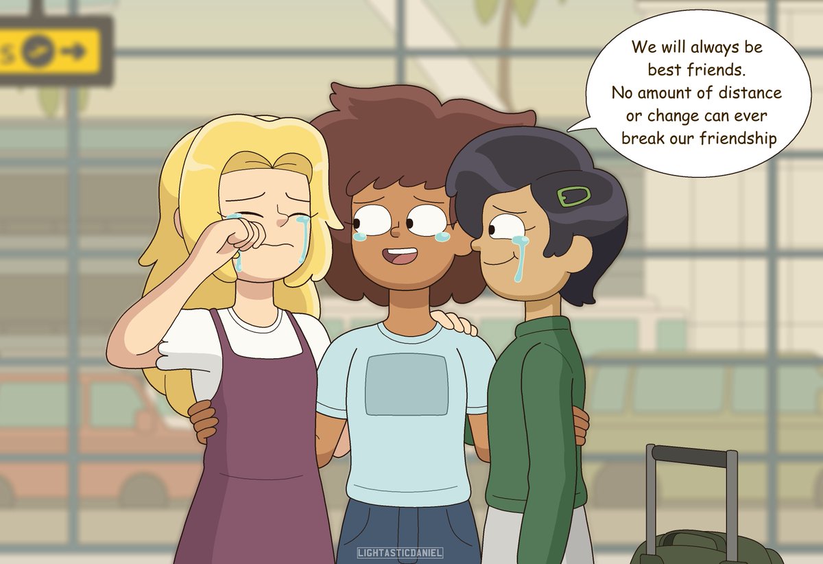 LightasticDanel's tweet photo. ✨An Everlasting Bond✨

Today marks the 7th anniversary of Amphibia since it premiered. 
So, I wanted to celebrate the anniversary of an amazing show with a meaningful work of art. Inspired by that one scene in Marcy's Journal.

#Amphibia #Amphibiafanart https://t.co/8iQWOn0fvJ