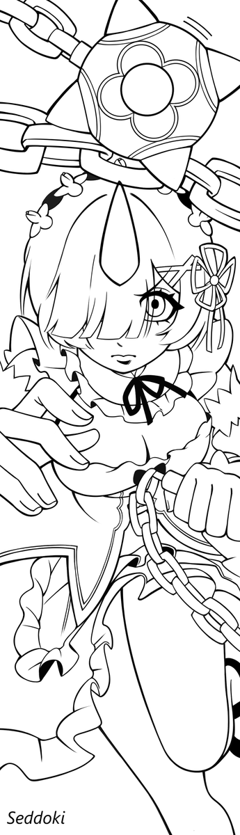 seddoki's tweet photo. OMG, I'm so tired of working on this drawing ughhh. It's going to be turned into an engraving btw
 Rem was one of my first-ever waifus...🤫

#rezero #rem https://t.co/Nj6W4gn40b