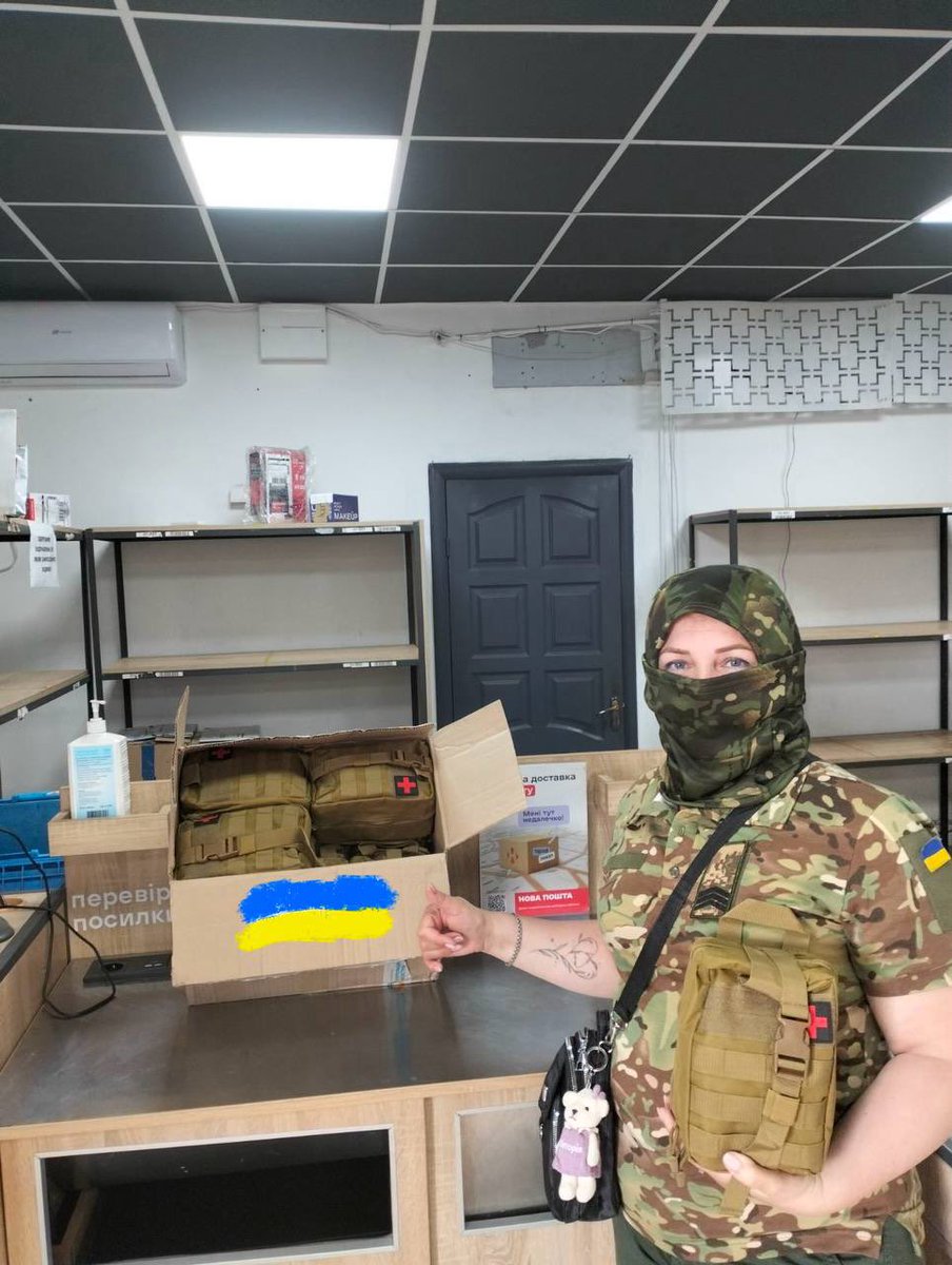 workshopofkind's tweet photo. Thank you 🙏 to our friends abroad who tirelessly continue helping Ukrainians! 💛💙
Sixteen first-aid kits were delivered to combat medics (who are also our close friends, and whom we support whenever and however we can)! 🇺🇦🙏🏼

Support the Workshop
PayPal: sk_dobro@ukr.net
Mono: UA653220010000026206360081041
https://t.co/cD4PaJq1yW
