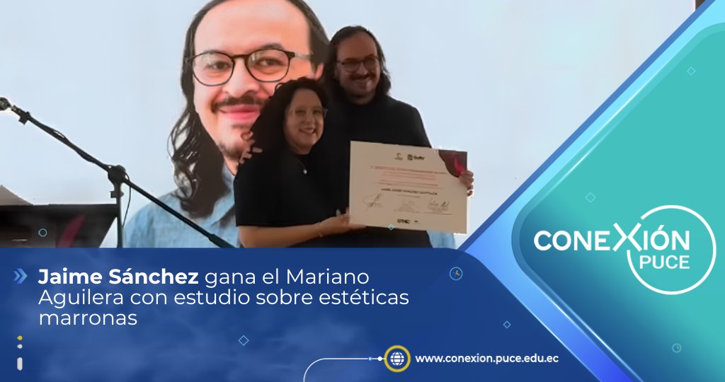 PUCE_Ecuador's tweet photo. 🤎 El marrón ha sido resignificado como un símbolo de identidad gracias al trabajo de artistas como Jaime Sánchez, docente investigador de la PUCE. Su investigación sobre las estéticas fue reconocida en esta edición del Premio Mariano Aguilera. 👇
🖇️ https://t.co/qlVt4lA6O1 https://t.co/6oYyxxjEkS