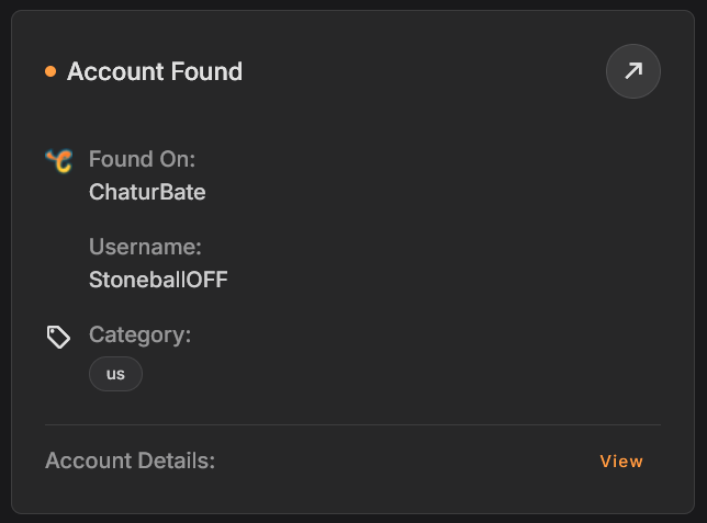 StoneballOFF's tweet photo. I ran my username through an account searcher and apparently I have a ChaturBate account. (I don't) https://t.co/FZ3vw3kSNy