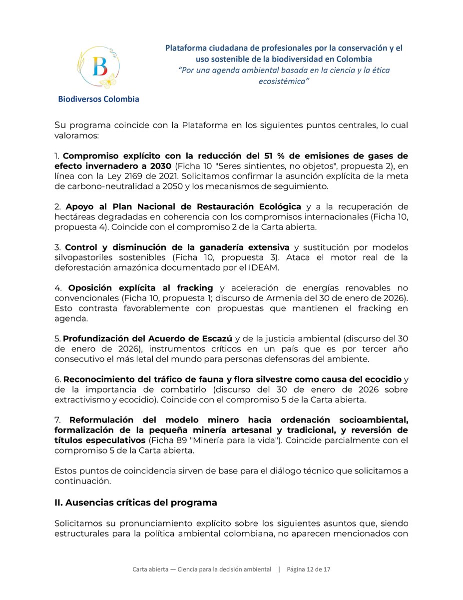 Biodiversos Colombia tweet media