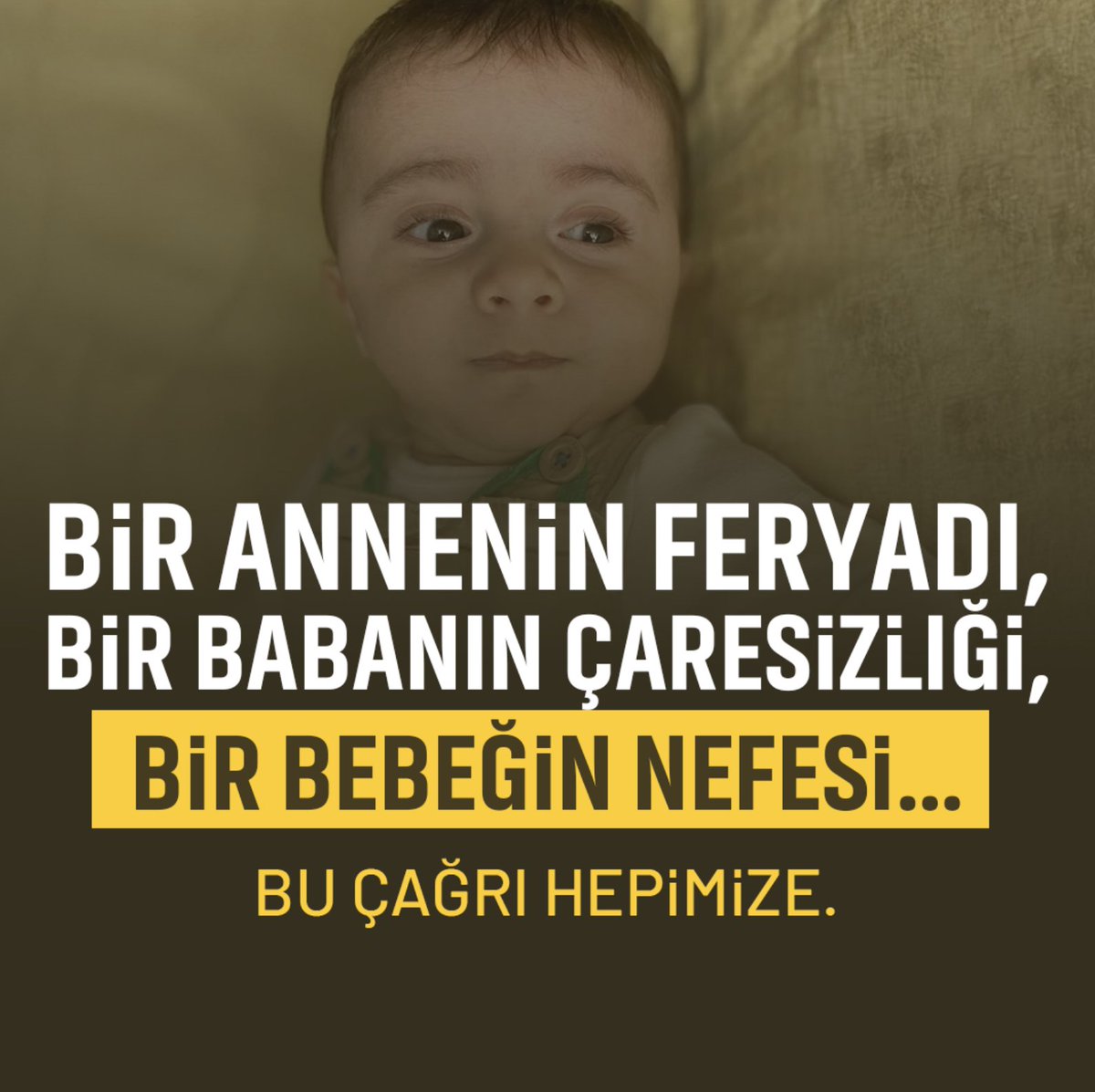 tevhidekip_'s tweet photo. Bir annenin feryadı, bir babanın çaresizliği, bir bebeğin nefesi... Bu çağrı hepimize...

#SonSaatler https://t.co/CYS4OomNOB