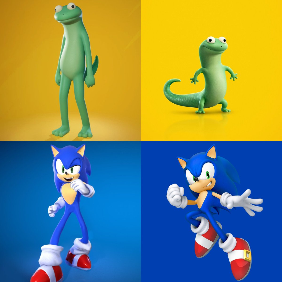 Revirth29's tweet photo. Si son carros originales: está perfecto.
En serio, dejen de autoengañarse y decir que el sonic largo se ve bien; ¡el concepto más popular de esa madre parece botarga, no mamen!

Y sí, que el de Boom, ¡a SEGA no le importa Boom! Fue un fracaso en 2014 y será un fracaso en 2026 https://t.co/ynFhfT8Q9q