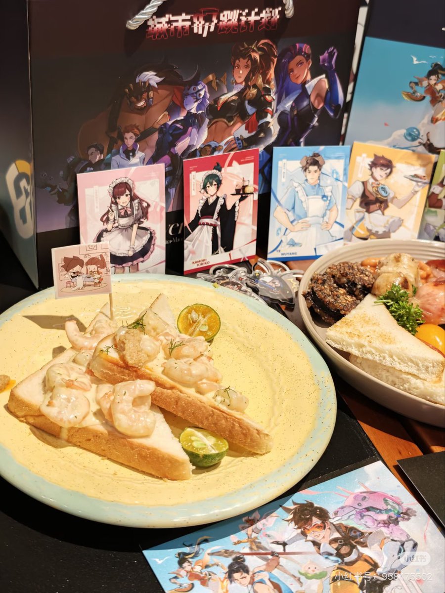 WestWHEATWHEAT's tweet photo. Some photos from the Overwatch fan café event in Shanghai ☕💙

#Overwatch
#OverwatchFanArt
#Ana
#Tracer https://t.co/BXqCeakkW8