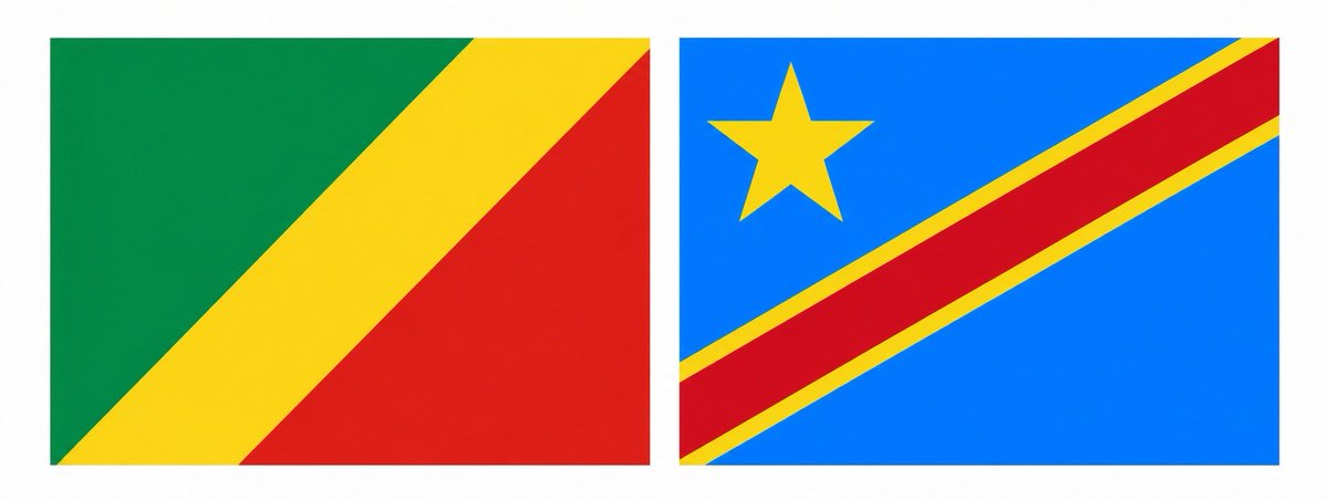 Noitedecopa's tweet photo. 🔎 VOCÊ SABIA?

Muita gente acha que Congo e República Democrática do Congo são o mesmo país... MAS NÃO SÃO! 🇨🇬🇨🇩

Os dois são países diferentes, possuem governos diferentes e obviamente, capitais diferentes:

🇨🇬 Congo (República do Congo) tem como capital Brazzaville.

🇨🇩 República Democrática do Congo tem como capital Kinshasa.

🔎 Mais uma curiosidade: 🇨🇬 Brazzaville e 🇨🇩 Kinshasa são as capitais de países diferentes mais próximas do mundo, ficando uma de frente para a outra, separadas apenas pelo Rio Congo.

📰 Noite de Copa