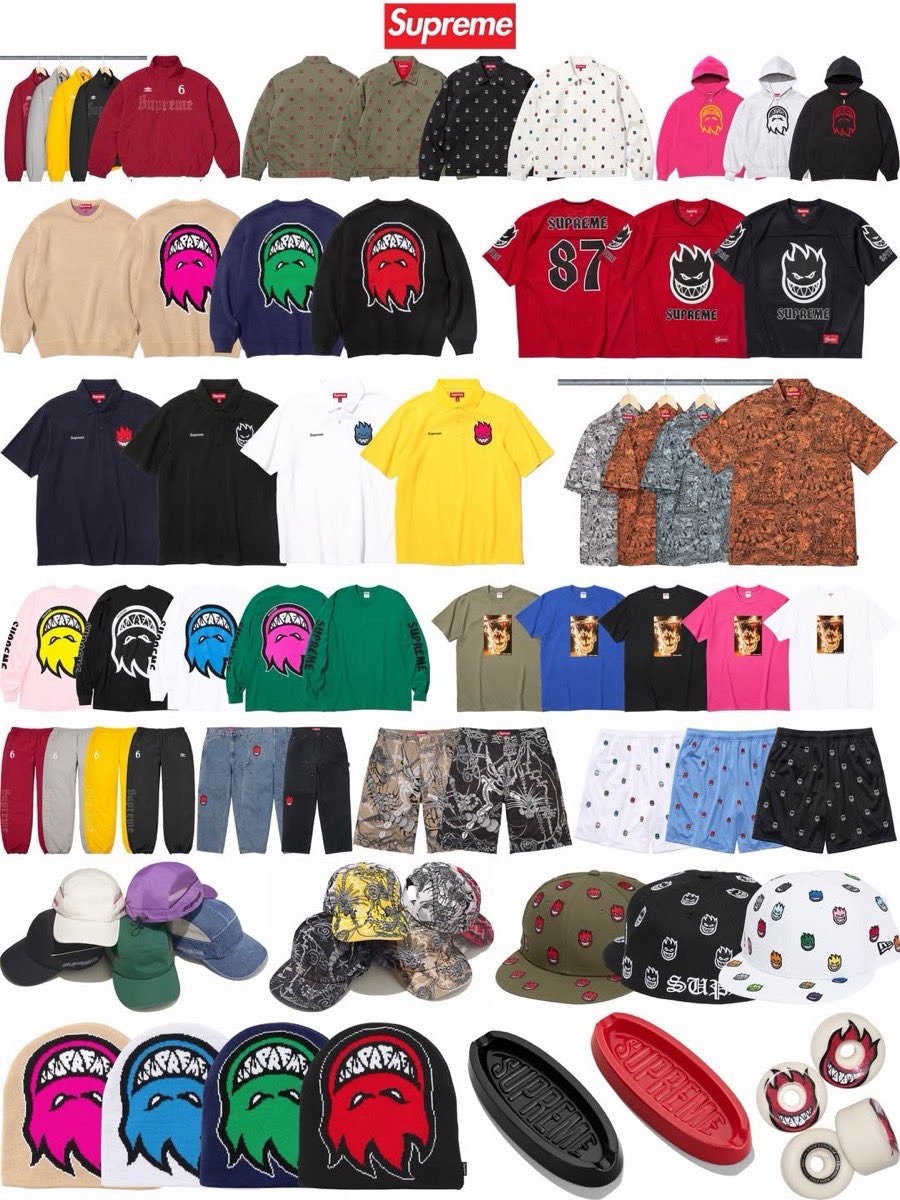 Supreme x Spitfire 26SS Week17 が国内6月20日（土）より発売。一部