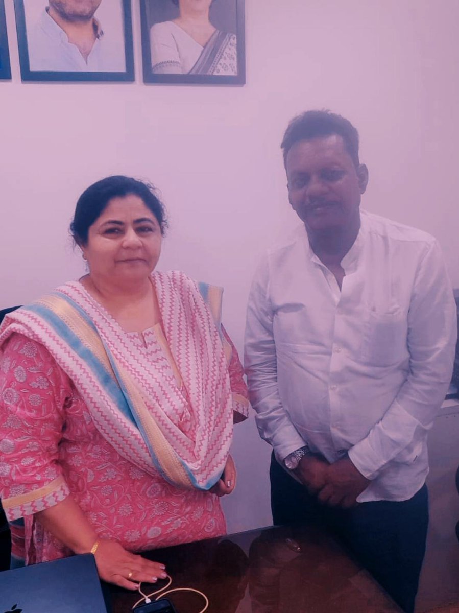 SantoshSevadal's tweet photo. आज 24 अकबर रोड स्थित कांग्रेस मुख्यालय में AICC सचिव (संगठन) सुश्री @dnetta जी से मुलाकात कर संगठनात्मक विषयों पर विस्तृत चर्चा की। 

#Congress #INCIndia #Organisation #AICC #CongressWorkers #India https://t.co/D6tOpREuyH