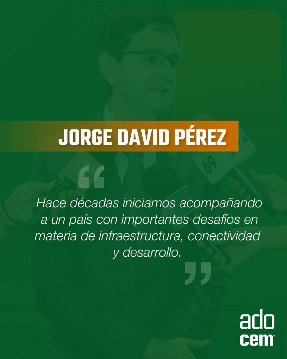 ADOCEMRD's tweet photo. Cemento, conocimiento y desarrollo.

Las palabras de nuestro presidente, Jorge David Pérez, reflejan la visión de una industria que, durante décadas, ha acompañado el crecimiento de la República Dominicana, apostando por la inversión, la innovación y el desarrollo sostenible. https://t.co/wcvtEvOjbF